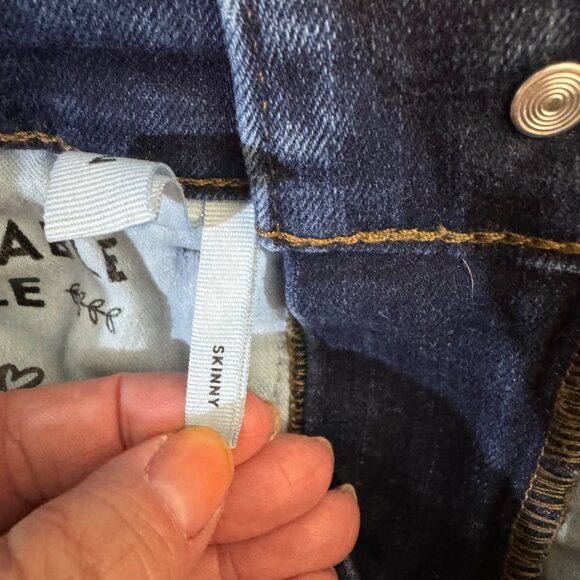 Ann Taylor LOFT Womens Skinny Jeans Size 26 Dark Wash Denim - Picture 7 of 8